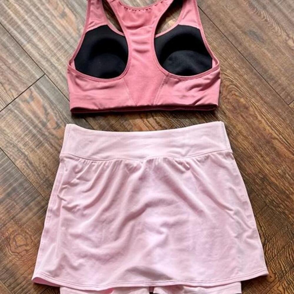 Nike pink bra and skort - Picture 4 of 6